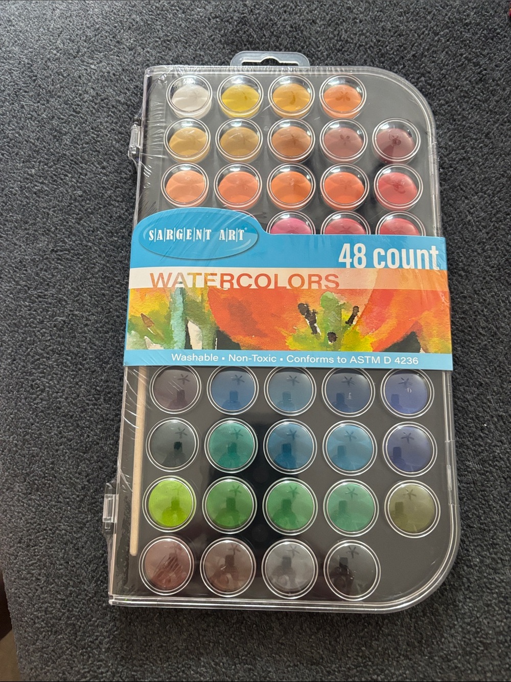 Sargent Art 48-Count Watercolors - Assorted Colors